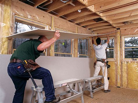 hanging sheet metal|hanging drywall on edge.